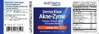 Enzymatic Therapy Derma Klear Akne-Zyme - supplement