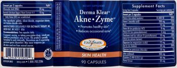 Enzymatic Therapy Derma Klear Akne - Zyme - supplement