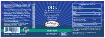 Enzymatic Therapy DGL Chocolate-Mint Flavored Deglycyrrhizinated Licorice - supplement