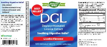 Nature's Way DGL Licorice Flavored - supplement
