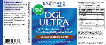 Enzymatic Therapy DGL Ultra German Chocolate Flavor - supplement