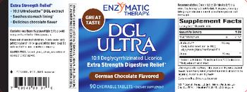 Enzymatic Therapy DGL Ultra German German Chocolate Flavored - supplement