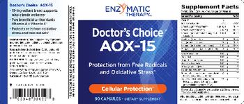 Enzymatic Therapy Doctor's Choice AOX-15 - supplement