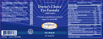 Enzymatic Therapy Doctor's Choice Eye Formula with Lutein - supplement