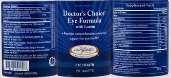 Enzymatic Therapy Doctor's Choice Eye Formula with Lutein - supplement