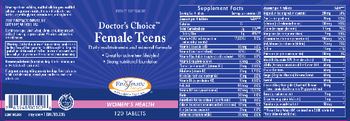 Enzymatic Therapy Doctor's Choice Female Teens - supplement