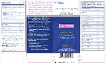 Enzymatic Therapy Doctor's Choice Multivitamin 45+ Women - supplement