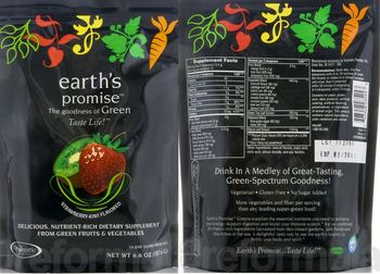 Enzymatic Therapy Earth's Promise Strawberry-Kiwi Flavored - delicious nutrientrich supplement