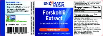 Enzymatic Therapy Forskohlii Extract - supplement