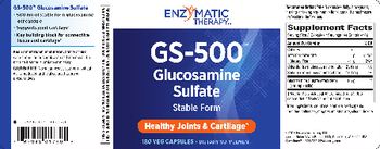 Nature's Way GS-500 Glucosamine Sulfate - supplement