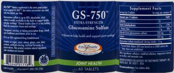 Enzymatic Therapy GS-750 Extra Strength Glucosamine Sulfate - supplement
