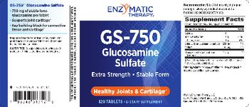 Enzymatic Therapy GS-750 Glucosamine Sulfate - supplement