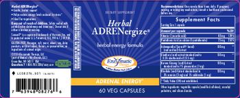 Enzymatic Therapy Herbal Adrenergize - supplement