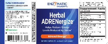 Enzymatic Therapy Herbal Adrenergize - supplement