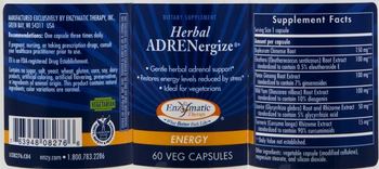 Enzymatic Therapy Herbal Adrenergize - supplement