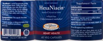 Enzymatic Therapy HexaNiacin - supplement