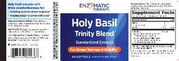 Enzymatic Therapy Holy Basiil Trinity Blend - supplement