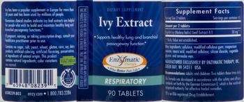 Enzymatic Therapy Ivy Extract - supplement