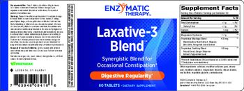 Enzymatic Therapy Laxative-3 Blend - supplement
