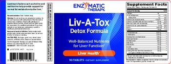 Enzymatic Therapy Liv-A-Tox - supplement