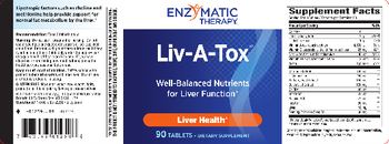 Nature's Way Liv-A-Tox - supplement