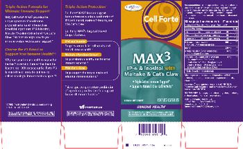 Enzymatic Therapy Max 3 IP-6 & Inositol With Maitake & Cat's Claw - supplement