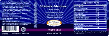 Enzymatic Therapy Metabolic Advantage - supplement