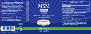 Enzymatic Therapy MSM 1,000 mg - supplement