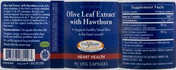 Enzymatic Therapy Olive Leaf Extract With Hawthorn - supplement