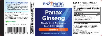 Enzymatic Therapy Panax Ginseng - supplement