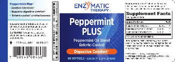 Enzymatic Therapy Peppermint Plus - supplement