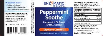 Enzymatic Therapy Peppermint Soothe - supplement