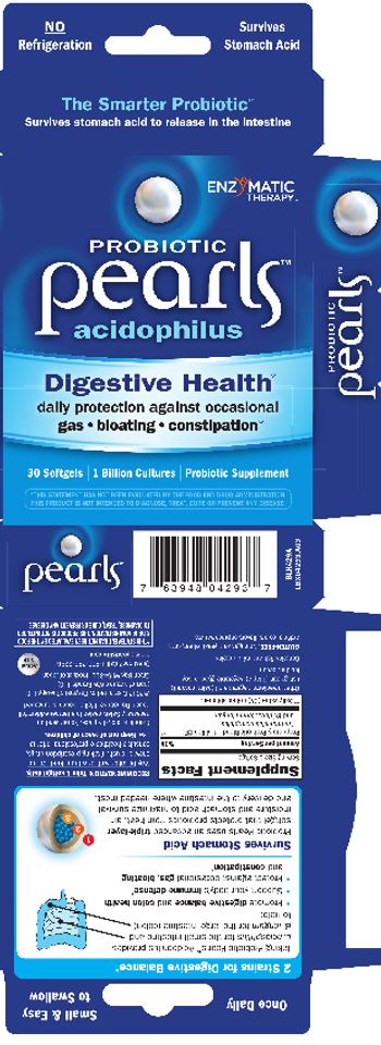Enzymatic Therapy Probiotic Pearls - probiotic supplement