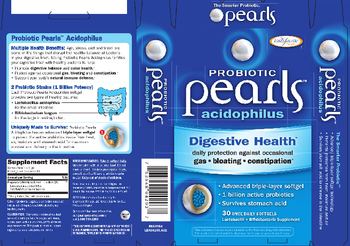 Enzymatic Therapy Probiotic Pearls Acidophilus - lactobacilli bifidobacterisupplement