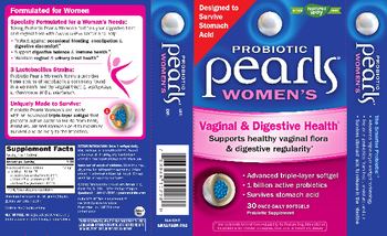 Nature's Way Probiotic Pearls Women's - probiotic supplement