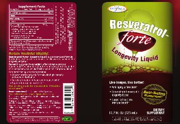 Enzymatic Therapy Resveratrol~Forte Longevity Liquid - 