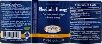 Enzymatic Therapy Rhodiola Energy - supplement