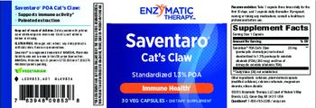 Enzymatic Therapy Saventaro Cat's Claw - supplement