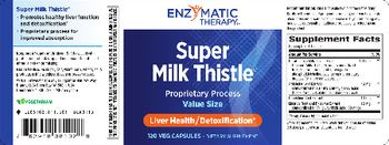 Enzymatic Therapy Super Milk Thistle - supplement