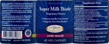 Enzymatic Therapy Super Milk Thistle - supplement