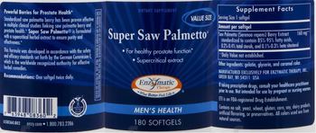 Enzymatic Therapy Super Saw Palmetto - supplement