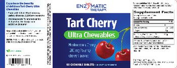 Enzymatic Therapy Tart Cherry Ultra Chewables Cherry Flavored - supplement