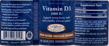 Enzymatic Therapy Vitamin D3 2000 IU - supplement