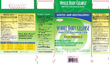 Enzymatic Therapy Whole Body Cleanse Detox Activation Cleansing Formula - supplement