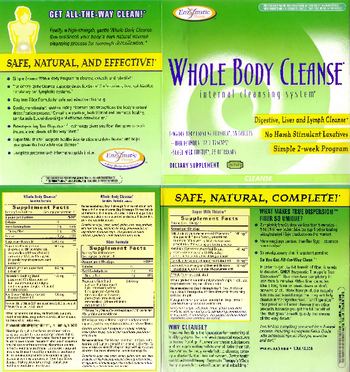 Enzymatic Therapy Whole Body Cleanse Fiber Formula - supplement