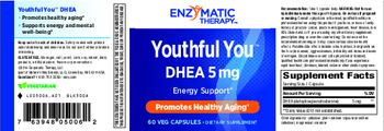 Enzymatic Therapy Youthful You DHEA 5 mg - supplement