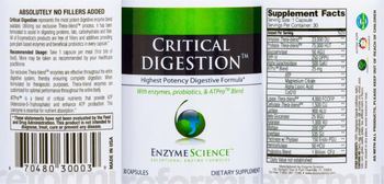 Enzyme Science Critical Digestion - supplement