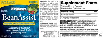 Enzymedica BeanAssist - supplement