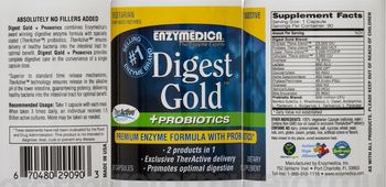 Enzymedica Digest Gold + Probiotics - supplement