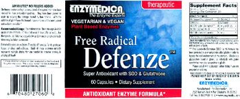 Enzymedica Free Radical Defenze - supplement